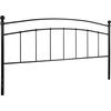 image:imageFlash Furniture Woodstock Decorative Black Metal Twin Size Open Slat Headboard with Round PostsBlack