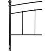 image:imageFlash Furniture Woodstock Decorative Black Metal Twin Size Open Slat Headboard with Round PostsBlack