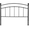 image:imageFlash Furniture Woodstock Decorative Black Metal Twin Size Open Slat Headboard with Round PostsBlack