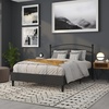 image:imageFlash Furniture Woodstock Decorative Black Metal Twin Size Open Slat Headboard with Round PostsBlack