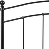 image:imageFlash Furniture Woodstock Decorative Black Metal Twin Size Open Slat Headboard with Round PostsBlack