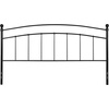 image:imageFlash Furniture Woodstock Decorative Black Metal Twin Size Open Slat Headboard with Round PostsBlack