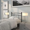 image:imageFlash Furniture Woodstock Decorative Black Metal Twin Size Open Slat Headboard with Round PostsBlack