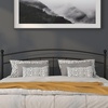 image:imageFlash Furniture Woodstock Decorative Black Metal Twin Size Open Slat Headboard with Round PostsBlack