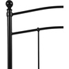 image:imageFlash Furniture Woodstock Decorative Black Metal Twin Size Open Slat Headboard with Round PostsBlack