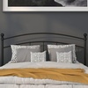 image:imageFlash Furniture Woodstock Decorative Black Metal Twin Size Open Slat Headboard with Round PostsBlack