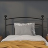 image:imageFlash Furniture Woodstock Decorative Black Metal Twin Size Open Slat Headboard with Round PostsBlack