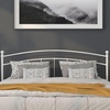 image:imageFlash Furniture Woodstock Decorative Black Metal Twin Size Open Slat Headboard with Round PostsWhite