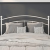 image:imageFlash Furniture Woodstock Decorative Black Metal Twin Size Open Slat Headboard with Round PostsWhite