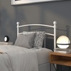 image:imageFlash Furniture Woodstock Decorative Black Metal Twin Size Open Slat Headboard with Round PostsWhite