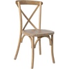 image:imageFlash Furniture Advantage Natural With White Grain XBack Chair