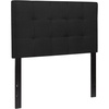 image:imageFlash Furniture Bedford Box Stitch Tufted Upholstered Twin Size Headboard in Black Fabric