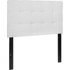 image:imageFlash Furniture Bedford Box Stitch Tufted Upholstered Twin Size Headboard in White Fabric