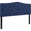 image:imageFlash Furniture Cambridge Button Tufted and Diamond Stitched Upholstered Queen Size Headboard in Navy Fabric