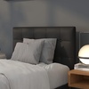 image:imageFlash Furniture Lennox Adjustable Height Button Tufted and Box Stitch Upholstered King Size Headboard in Black VinylBlack