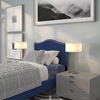 image:imageFlash Furniture Lexington Upholstered Twin Size Headboard with Accent Nail Trim in Navy Fabric
