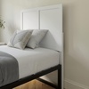 image:imageFlash Furniture Oliver Queen Size Wooden Headboard Only Four Panel Headboard in WhiteWhite