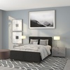 image:imageFlash Furniture Tribeca Full Size Tufted Upholstered Platform Bed in Black FabricBlack