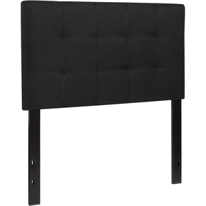image:imageFlash Furniture Bedford Box Stitch Tufted Upholstered Twin Size Headboard in Black Fabric