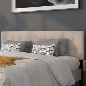 image:imageFlash Furniture Bedford Tufted Upholstered King Size Headboard in Black FabricBeige