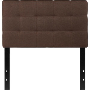 image:imageFlash Furniture Bedford Tufted Upholstered King Size Headboard in Black FabricDark Brown