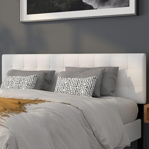 image:imageFlash Furniture Bedford Tufted Upholstered King Size Headboard in Black FabricWhite