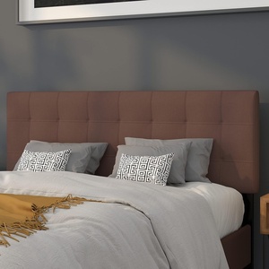 image:imageFlash Furniture Bedford Tufted Upholstered Queen Size Headboard in Dark Brown Fabric