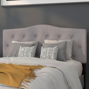 image:imageFlash Furniture Cambridge Tufted Upholstered Full Size Headboard in Light Gray FabricLight Gray