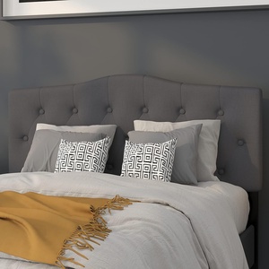 image:imageFlash Furniture Cambridge Tufted Upholstered Twin Size Headboard in Beige FabricDark Gray