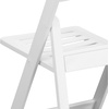 image:imageFlash Furniture 2 Pack HERCULES Series 800 lb Capacity White Resin Folding Chair with Slatted SeatSet of 1