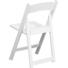 image:imageFlash Furniture 2 Pack HERCULES Series 800 lb Capacity White Resin Folding Chair with Slatted SeatSet of 4