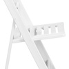 image:imageFlash Furniture 2 Pack HERCULES Series 800 lb Capacity White Resin Folding Chair with Slatted SeatSet of 4