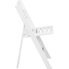 image:imageFlash Furniture 2 Pack HERCULES Series 800 lb Capacity White Resin Folding Chair with Slatted SeatSet of 4