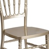 image:imageFlash Furniture 2 Pack HERCULES Series White Resin Stacking Napoleon ChairGold