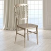 image:imageFlash Furniture 2 Pack HERCULES Series White Resin Stacking Napoleon ChairGold