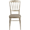 image:imageFlash Furniture 2 Pack HERCULES Series White Resin Stacking Napoleon ChairGold