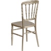 image:imageFlash Furniture 2 Pack HERCULES Series White Resin Stacking Napoleon ChairGold