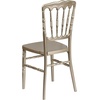image:imageFlash Furniture 2 Pack HERCULES Series White Resin Stacking Napoleon ChairGold
