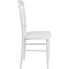 image:imageFlash Furniture 2 Pack HERCULES Series White Resin Stacking Napoleon ChairWhite