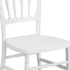 image:imageFlash Furniture 2 Pack HERCULES Series White Resin Stacking Napoleon ChairWhite
