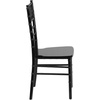 image:imageFlash Furniture 2 Pack HERCULES Series White Wood Chiavari ChairBlack