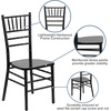 image:imageFlash Furniture 2 Pack HERCULES Series White Wood Chiavari ChairBlack
