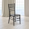 image:imageFlash Furniture 2 Pack HERCULES Series White Wood Chiavari ChairBlack