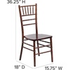 image:imageFlash Furniture 2 Pack HERCULES Series White Wood Chiavari ChairFruitwood