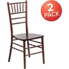 image:imageFlash Furniture 2 Pack HERCULES Series White Wood Chiavari ChairFruitwood