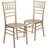 image:imageFlash Furniture 2 Pack HERCULES Series White Wood Chiavari ChairGold