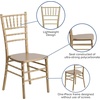 image:imageFlash Furniture 2 Pack HERCULES Series White Wood Chiavari ChairGold