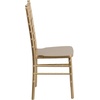 image:imageFlash Furniture 2 Pack HERCULES Series White Wood Chiavari ChairGold