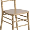 image:imageFlash Furniture 2 Pack HERCULES Series White Wood Chiavari ChairGold