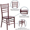 image:imageFlash Furniture 2 Pack HERCULES Series White Wood Chiavari ChairMahogany